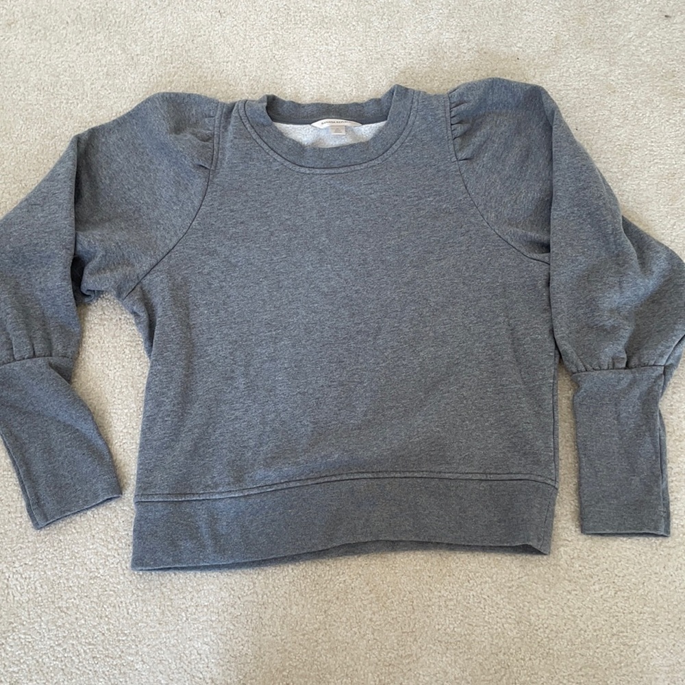 Cropped, Puff-sleeve, sweatshirt! Super cute!